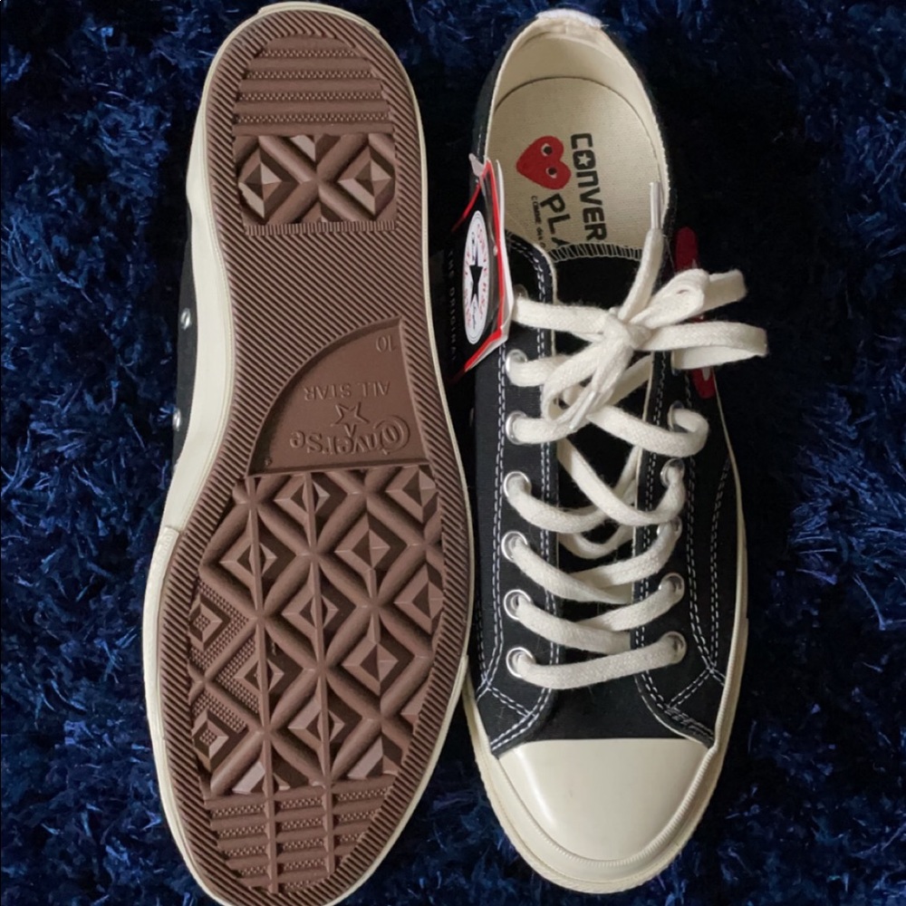 Brand New Converse Play Comme Des Garçons